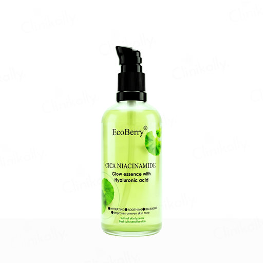 EcoBerry Cica Niacinamide Glow Essence With Hyaluronic Acid
